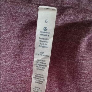 Lululemon vest size 6